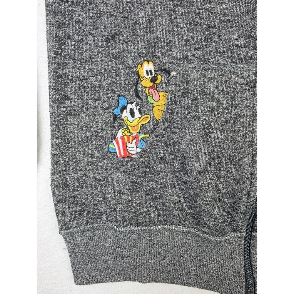 Walt Disney World Parks Youth XL Hoodie Jacket Mickey Goofy Embroidered‎ 2019